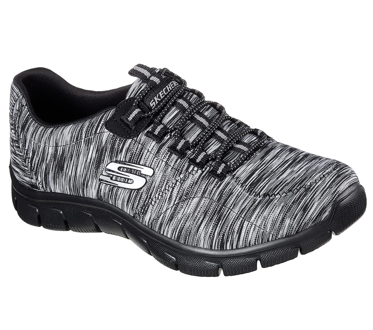 Skechers Women Relaxed Fit: Empire - Game On Black/Charcoal