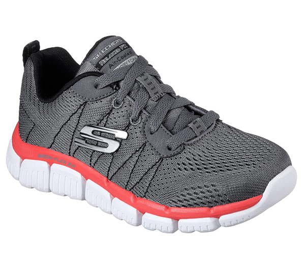 Skechers Boys Skech Flex 2.0 - Quick Pick Charcoal/Black
