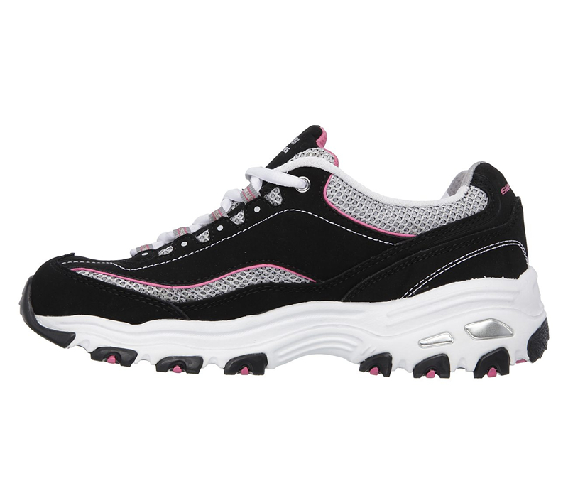 Skechers Women D'lites - Centennial Black/Pink