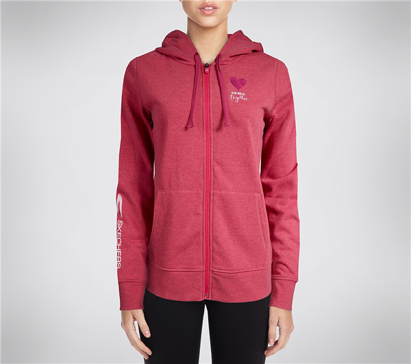 Skechers Women Encourage Zip Hoodie Fuchsia