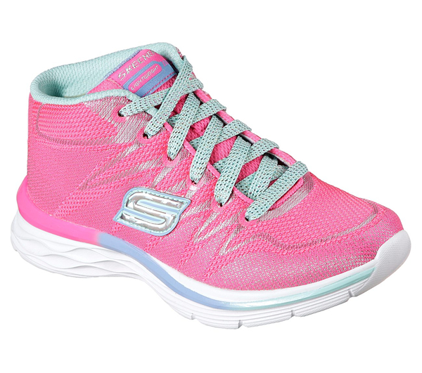Skechers Girls Dream Dash - Super Spark Neon Pink/Aqua