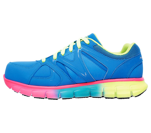 Skechers Women Work: Synergy - Sandlot Alloy Toe Black/Multi