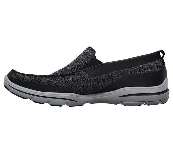 Skechers Men Relaxed Fit: Harper - Moven Black/Gray