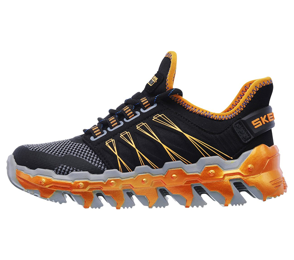 Skechers Boys Mega Flex: Mega Blade Lite Black/Orange