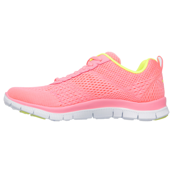 Skechers Women Flex Appeal - Obvious Choice Pink/Yellow