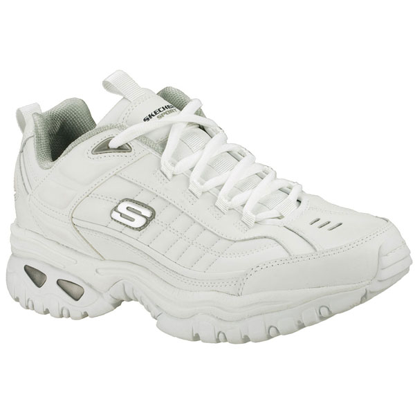 Skechers Men Wide Fit (2E) Shoes - White