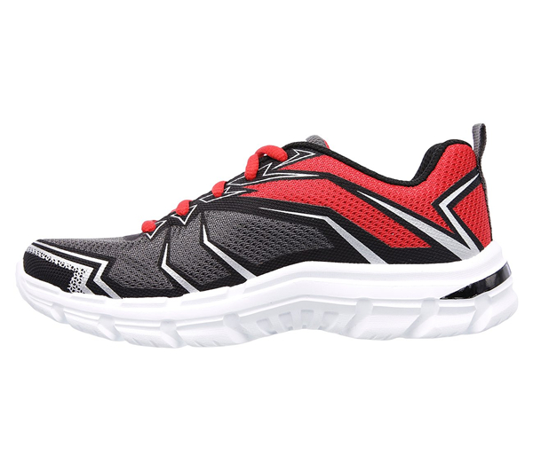 Skechers Boys Nitrate Charcoal/Red