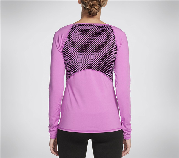 Skechers Women Tempo Long Sleeve Top Purple