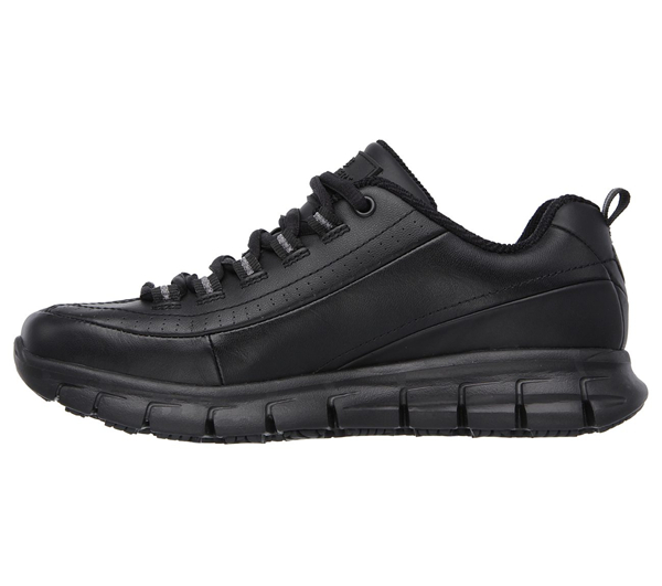 Skechers Women Work: Relaxed Fit Sure Track - Trickel Black