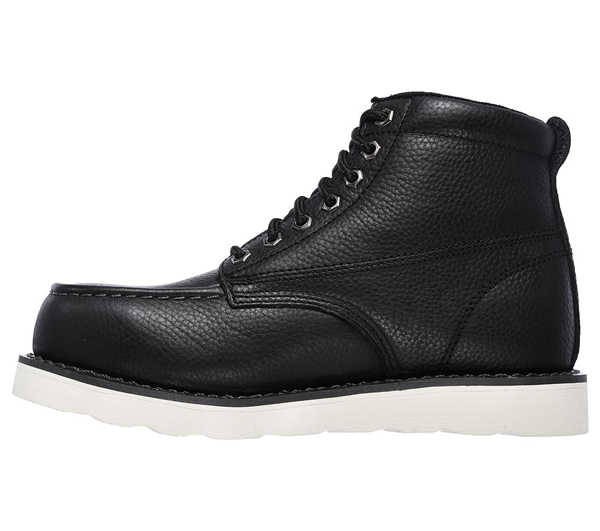 Skechers Men Work: Relaxed Fit Pettus - Grafford Black