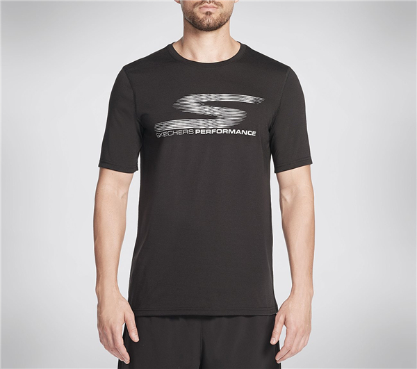 Skechers Men Revolve Tee Shirt Black