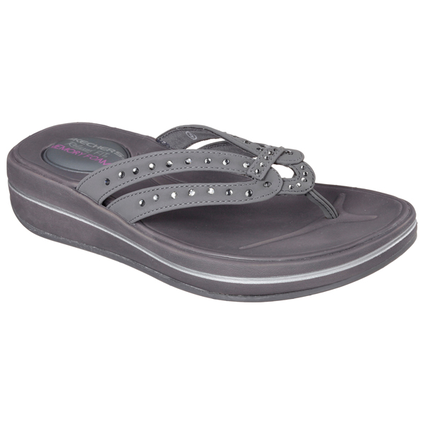 Skechers Women Relaxed Fit: Upgrades - Goal Oriented Charcoal
