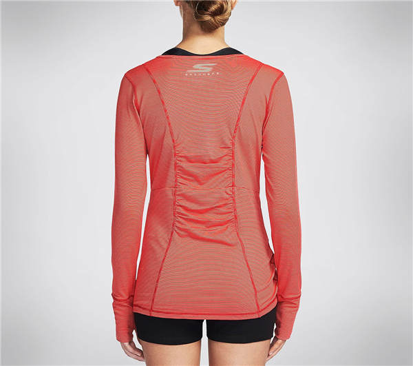 Skechers Women Summit Half Zip Shirt Pink