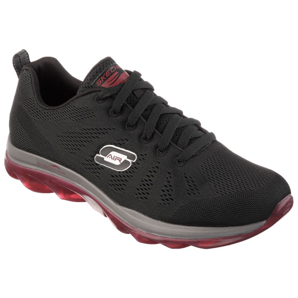 Skechers Men Extra Wide Fit (4E) Shoes - Game Changer Black/Red