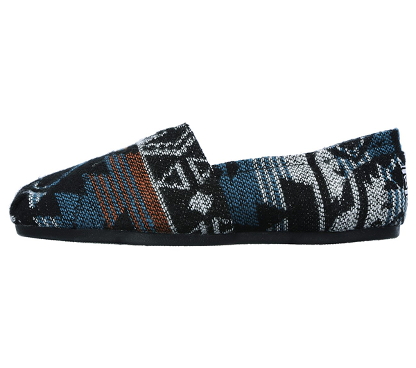 Skechers Women Bobs Plush - Festival Star Black/Red/Blue