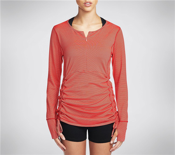 Skechers Women Summit Half Zip Shirt Pink