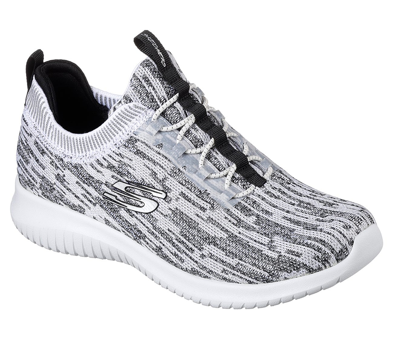 Skechers Women Ultra Flex - Bright Horizon White/Black