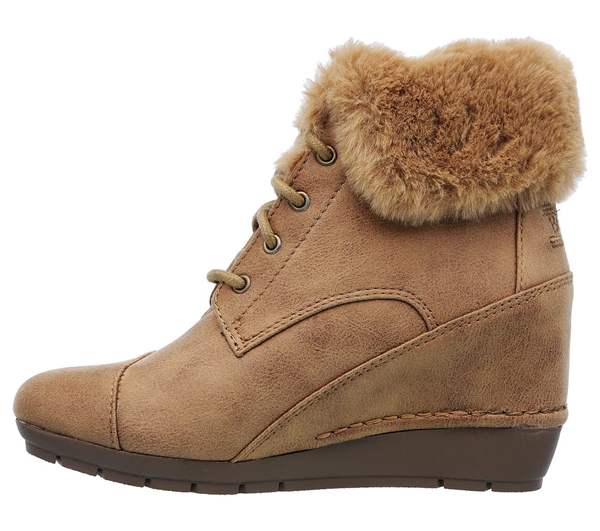 Skechers Women Bobs High Peaks - Flurry Dust Chestnut