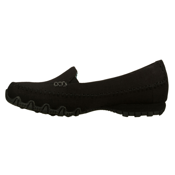 Skechers Women Relaxed Fit: Bikers - Cross Walk Black