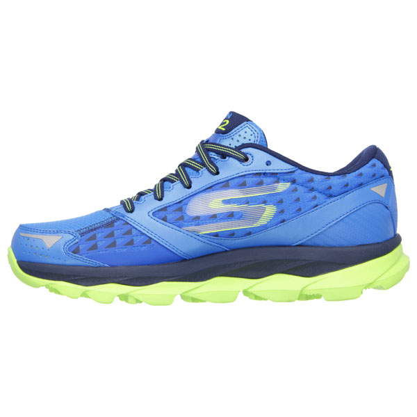 Skechers Men Extra Wide Fit (4E) Shoes - Ultra Blue/Lime