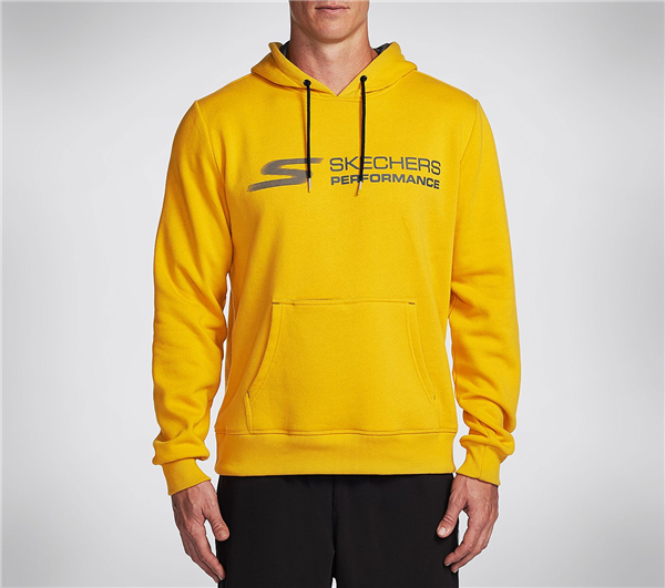 Skechers Men Launch Popover Trailblazer Hoodie Yellow