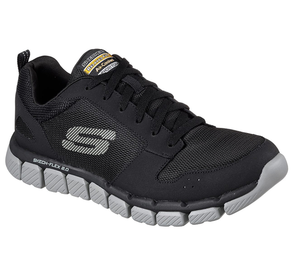 Skechers Men Relaxed Fit: Skech-Flex 2.0 Black/Gray