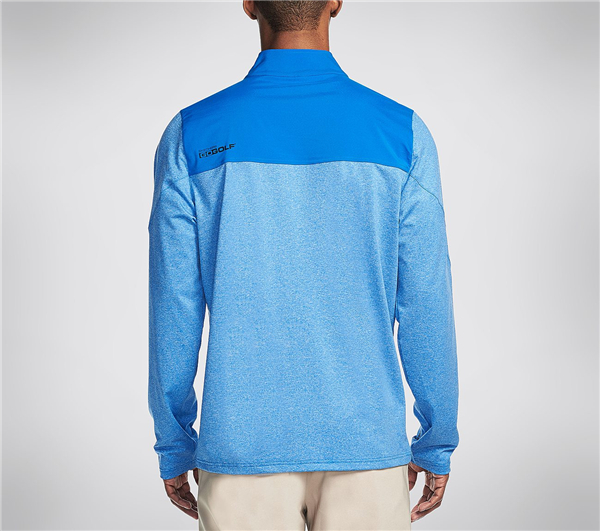 Skechers Men GO Golf Hillsborough Hybrid Half Zip Jacket Blue
