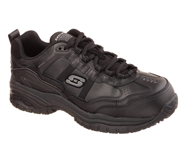Skechers Men Work: Relaxed Fit - Soft Stride - Grinnell Comp Black