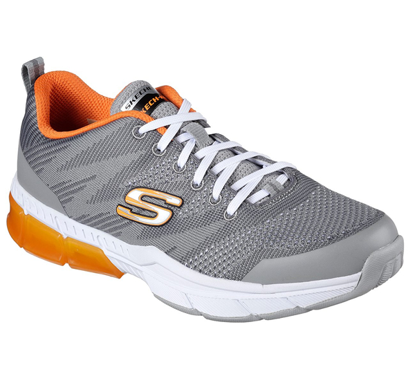 Skechers Men Trontom - Quillin Gray/Orange