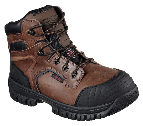 Skechers Men Work: Hartan - Onkin WP Dark Brown