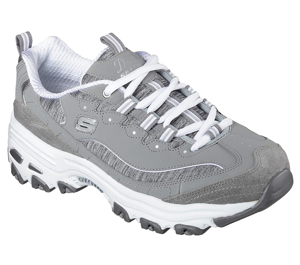 Skechers Women D'lites - Me Time Gray/White