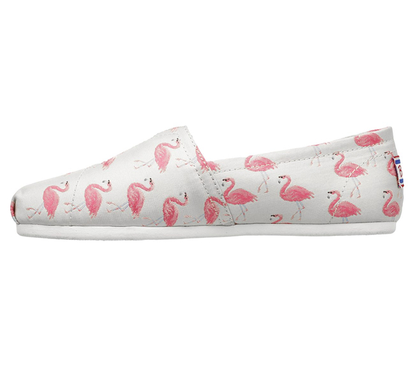 Skechers Women Bobs Plush - Flamingo Fest Natural