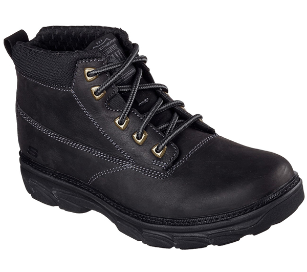 Skechers Men Boots: Resment - Alento Black