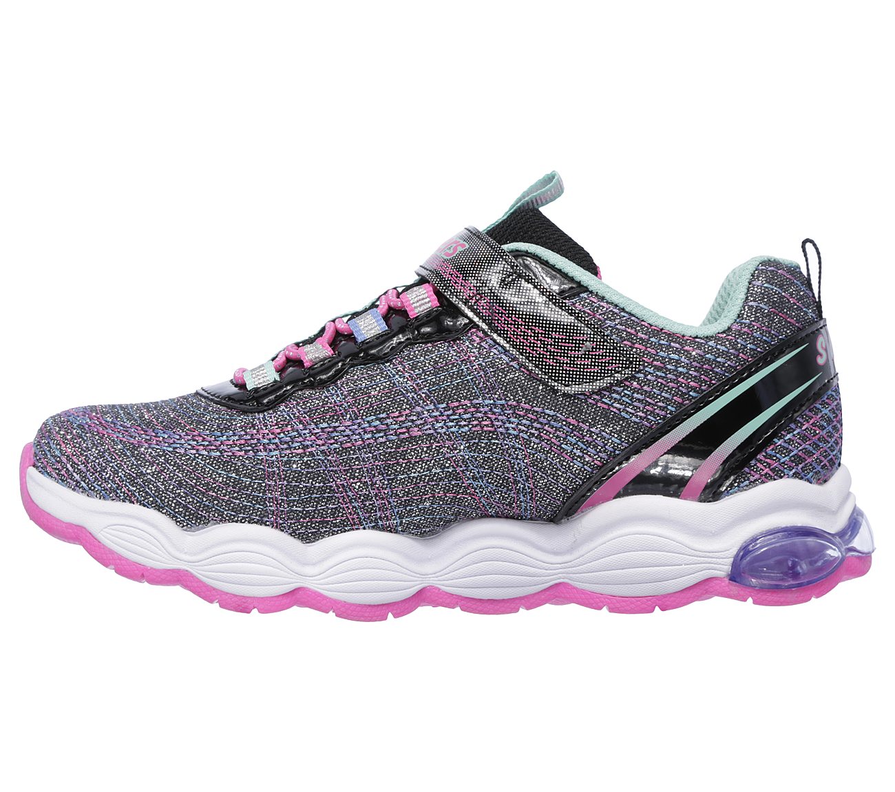 Skechers Girls S Lights: Glimmer Lites Black/Multi