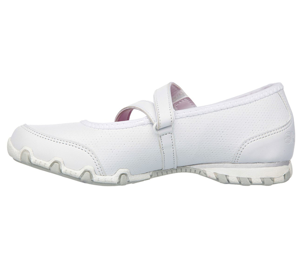 Skechers Girls Bikers II - Campus Craze White