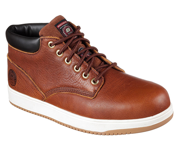 Skechers Men Work: Ossun - Amokine Dark Brown
