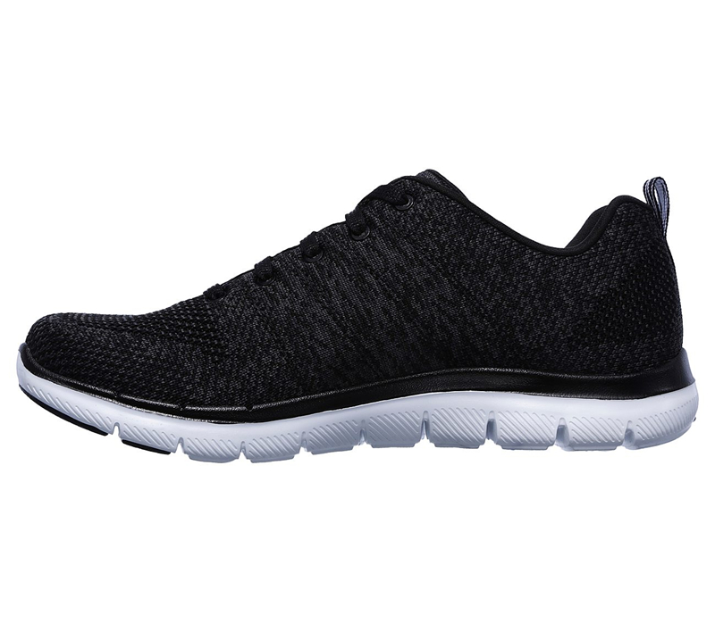Skechers Women Flex Appeal 2.0 - High Energy Black/White