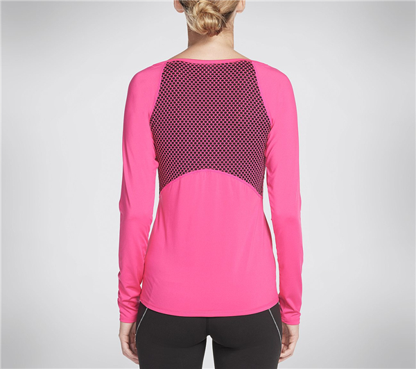 Skechers Women Tempo Long Sleeve Top Fuchsia