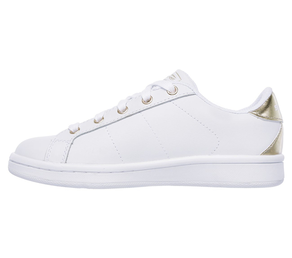 Skechers Girls Omne - Kort Klassix White/Gold