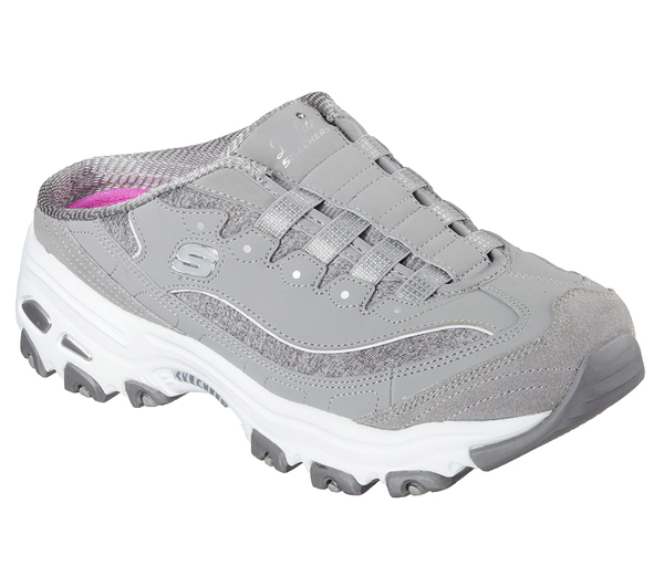 Skechers Women D'lites - Resilient Gray/White