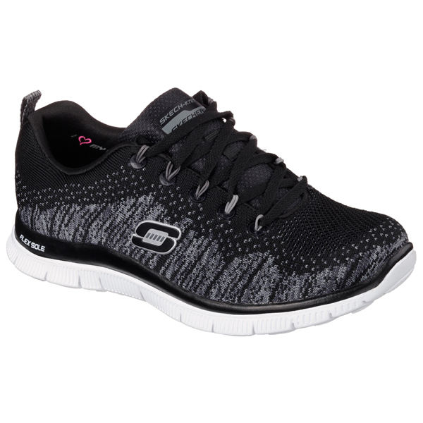 Skechers Women Flex Appeal - Talent Flair Black/White