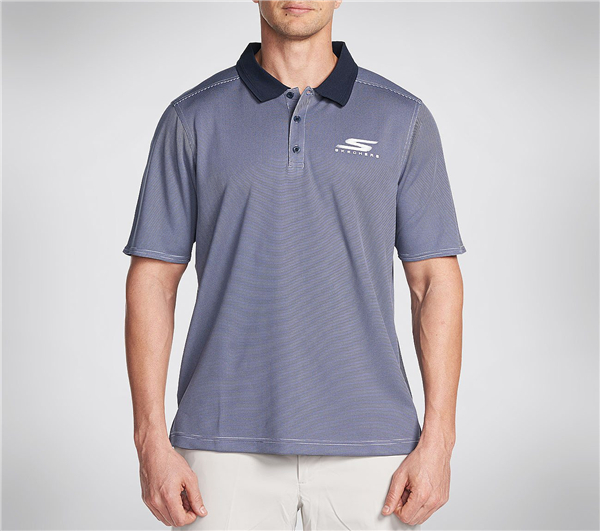 Skechers Men GO Golf Eagle Polo Shirt Navy