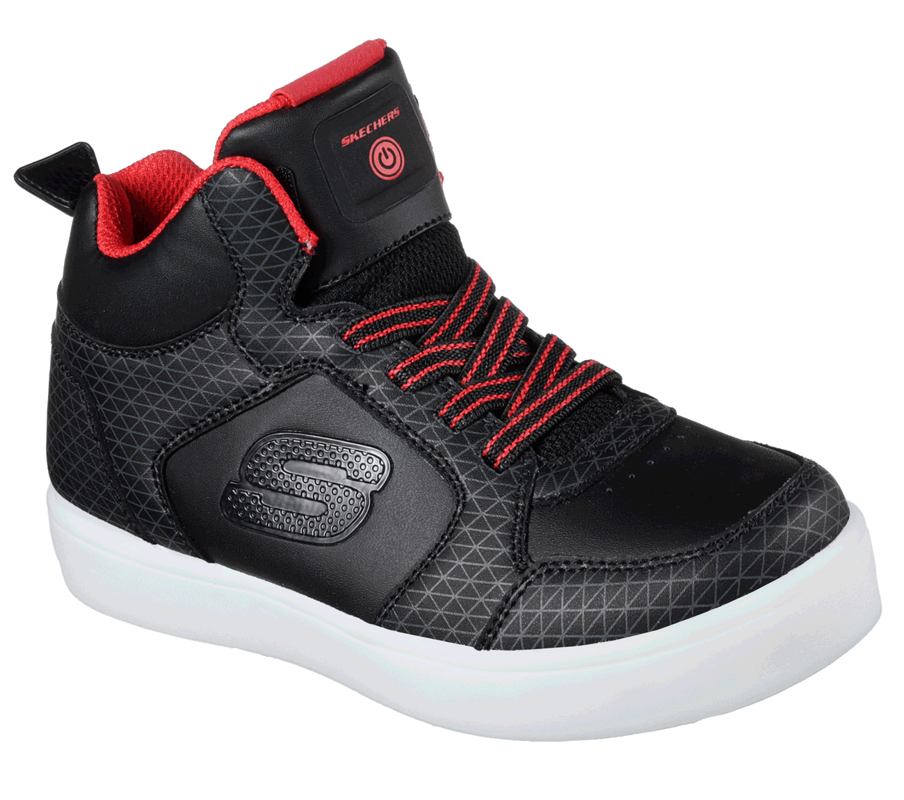Skechers Boys S Lights: Energy Lights - Tarvos Black/Red
