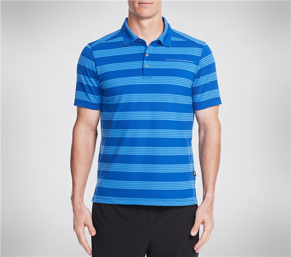 Skechers Men On the GO Del Mar Polo Shirt Blue