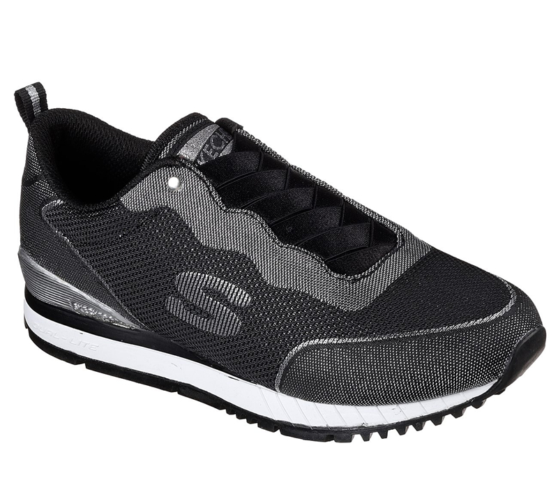 Skechers Women Sunlite - Slip Shine Black/Silver