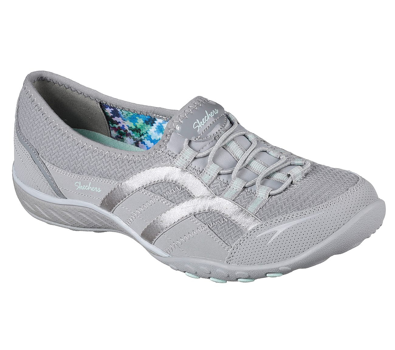 Skechers Women Relaxed Fit: Breathe Easy - Faithful Gray