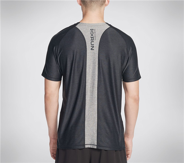 Skechers Men Sprint Short Sleeve Tee Shirt Dark Navy