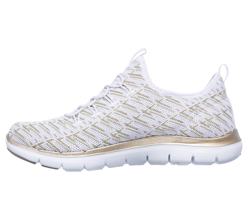 Skechers Women Flex Appeal 2.0 - Insights White/Gold