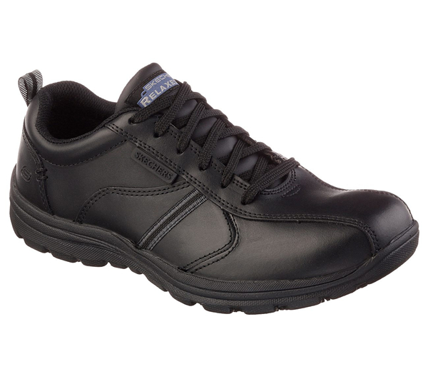 Skechers Men Work: Relaxed Fit Hobbes - Frat Black
