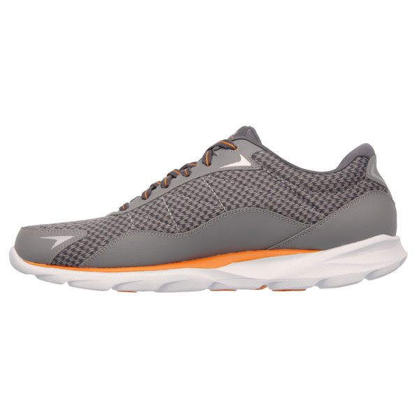 Skechers Men Extra Wide Fit (4E) Shoes - Sonic Charcoal/Orange